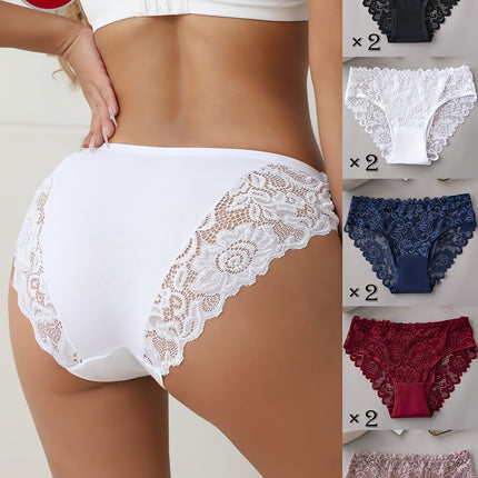 10pcs Sexy Floral Lace Briefs