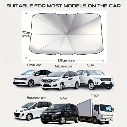 CoolShield Car Sunshade Umbrella - Monti Bargains