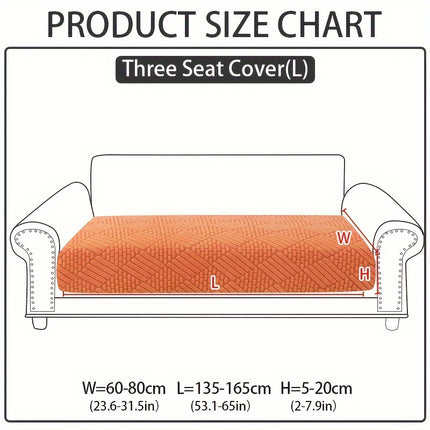 Modern Polar Fleece Sofa Slipcover - Elastic-Fit, Pet-Friendly Protector