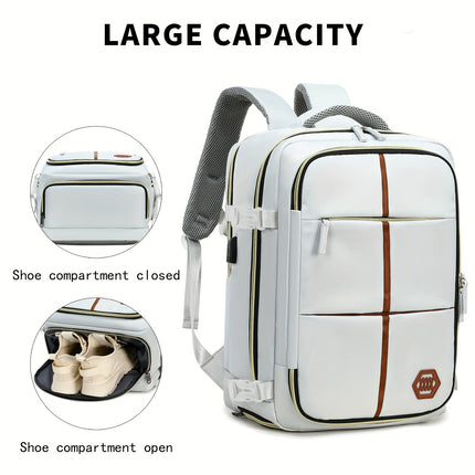 Versatile Travel Backpack with Shoe Compartment