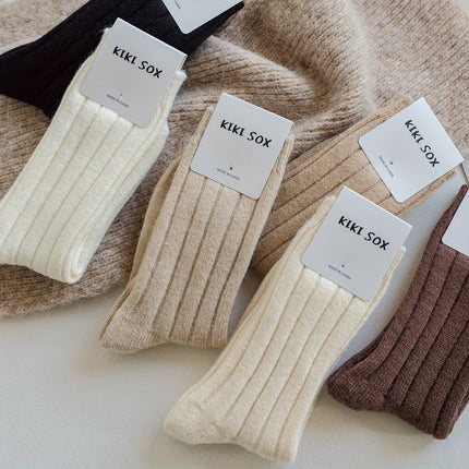 Women's Cozy Wool Blend Winter Socks (2 Pairs)