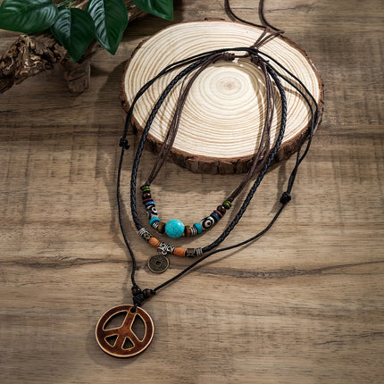 Retro Tribal Multilayer Necklace