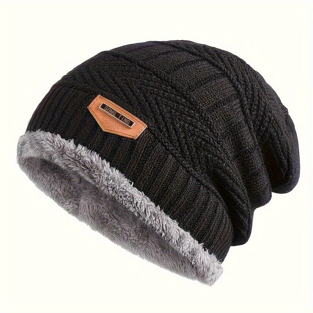 Plus Velvet Men's Beanie Hat