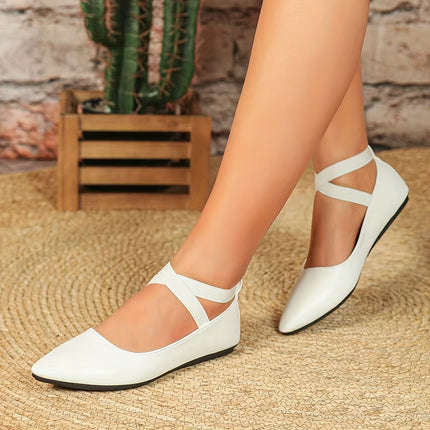 Elegant Crisscross Ballet Flats