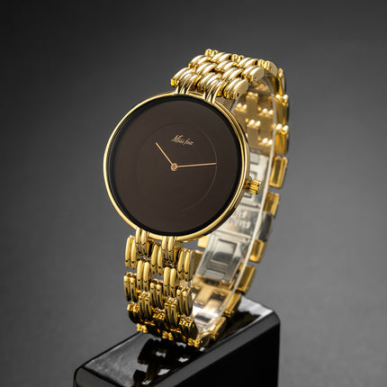 Missfox Golden Minimalist Watch