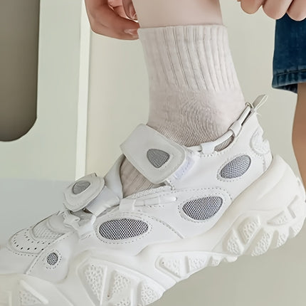 Women's Ribbed Crew Socks (6 Pairs)