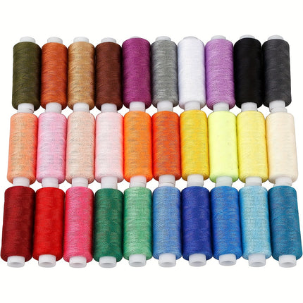 10 Rolls Random Color Polyester Thread