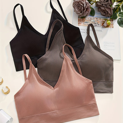 Three-Color Beauty Back Sports Bra