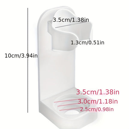 Wall-Mounted Electric Toothbrush Holder – No Drill Organizer - Monti Bargains