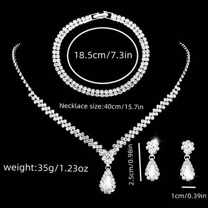Elegant Ruched Clutch & Jewelry Set