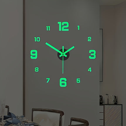 Nordic Style DIY Silent Wall Clock – Creative Home Décor - Monti Bargains