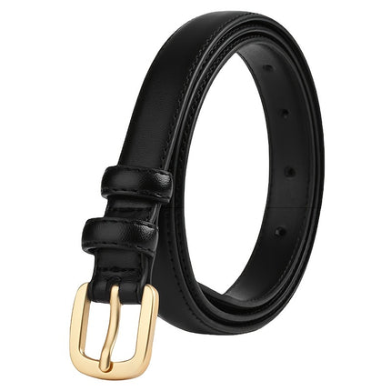 Simple Pin Buckle Skinny Belt