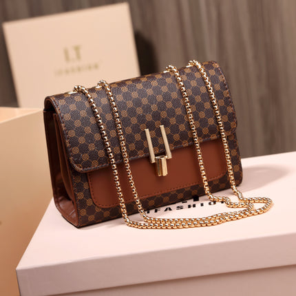 Retro Polka Dot Chain Handbag
