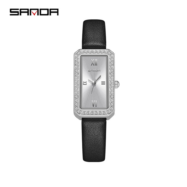 SANDA Women's Rectangular Quartz Watch