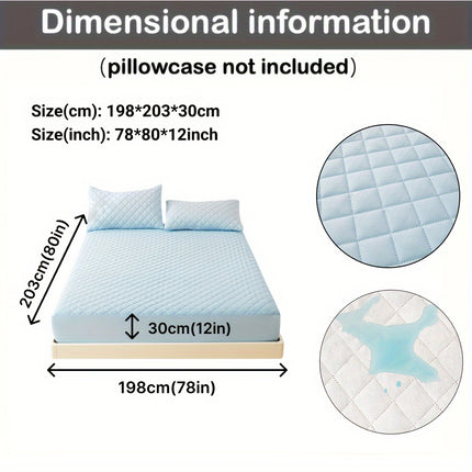 3-Layer Quilted Waterproof Fitted Sheet Protector
