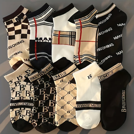 Men's Trendy Ankle Socks Set