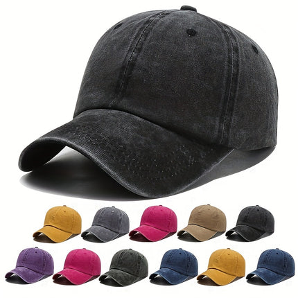 Washed Distressed Unisex  Hat