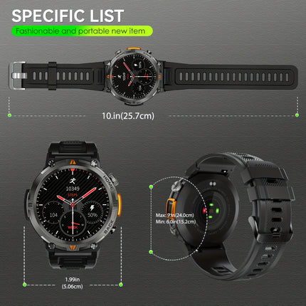 JELLOO Men’s Smartwatch: Style Meets Performance