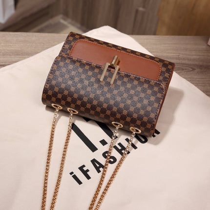 Retro Polka Dot Chain Handbag