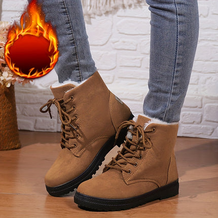 Cozy Plush Lined Snow Boots