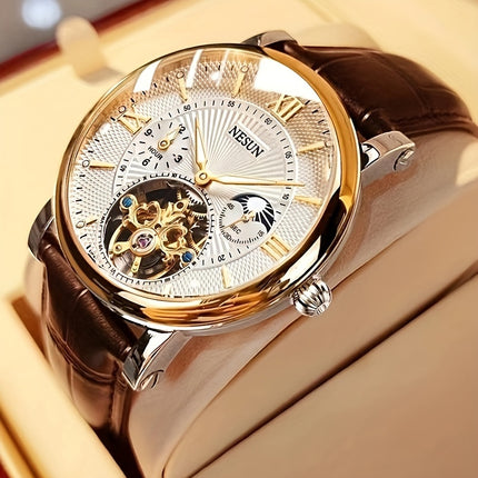Elegant Hollow Mechanical Watch