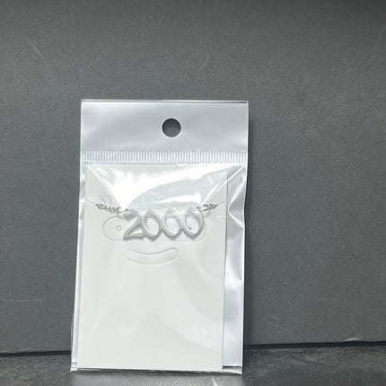 Custom Birth Year Stainless Steel Necklace