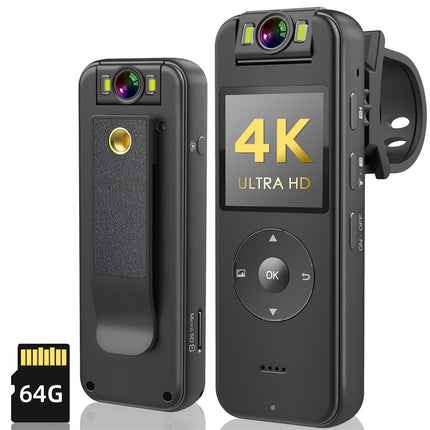 2025 Upgraded 64GB 4K WiFi Mini Camera