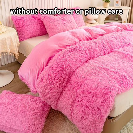Pink Solid Color Bedding Set - Soft & Stylish Comfort