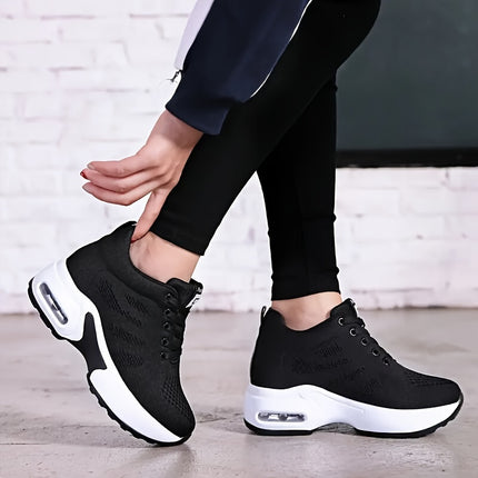 Women's Breathable Mesh Platform Sneakers
