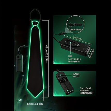 LED Light Up Necktie for Men