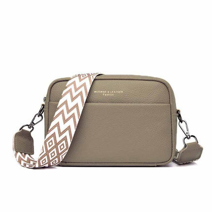 Simple Leather Crossbody with Guitar Strap