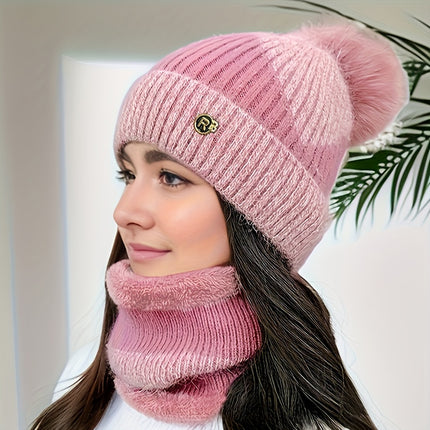 Winter Chic Beanie & Scarf Set