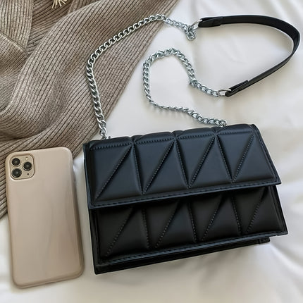 Quilted Chain Crossbody Bag