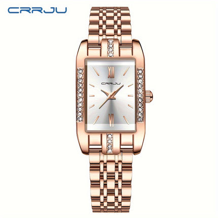 CRRJU Women's Square Quartz Watch