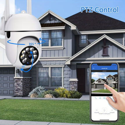 1080P WiFi Security Camera - Motion Tracking & Night Vision