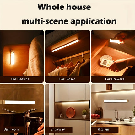 Smart Motion-Activated LED Light Strip - Wireless & USB Rechargeable
