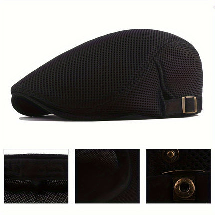 Summer Men's Breathable Newsboy Cap