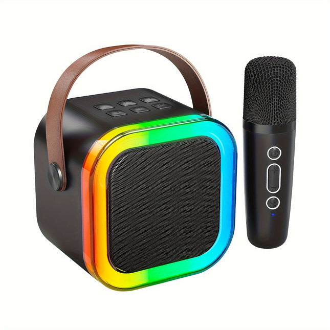 Portable Karaoke Machine with Mics - Monti Bargains