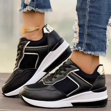 Men's White Platform Sneakers