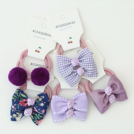 10pcs Cute Bowknot Hair Bands