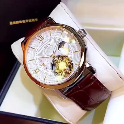 Elegant Hollow Mechanical Watch