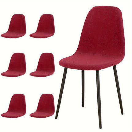 Waterproof Milk Fiber Chair Covers - Set of 4/6