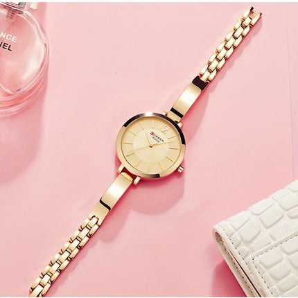 CURREN Women's Golden Quartz Watch