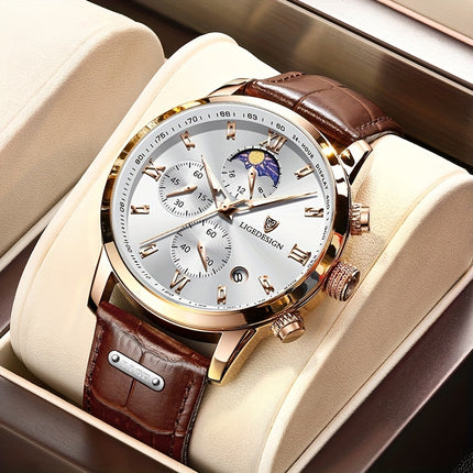 LIGE Luxury Sport Quartz Watch