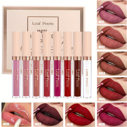8-Piece Matte Liquid Lipstick Set