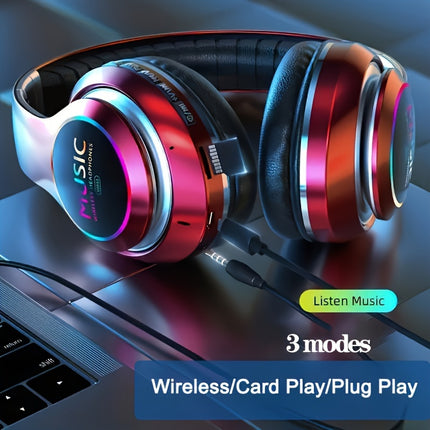 Upgraded Wireless Headphones – Deep Bass, Foldable, Built-In Mic