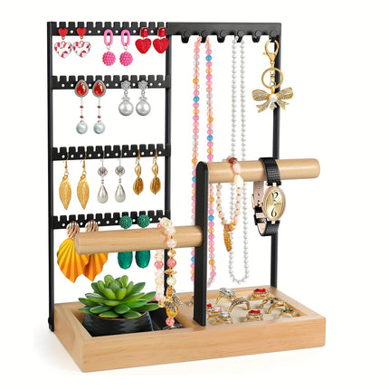 Metal Desktop Jewelry Rack