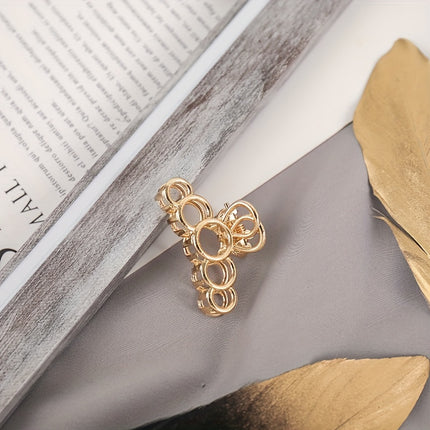 Hollow Heart Metal Hair Clips