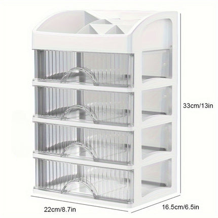 Multi-Layer Desktop Organizer with Drawers
