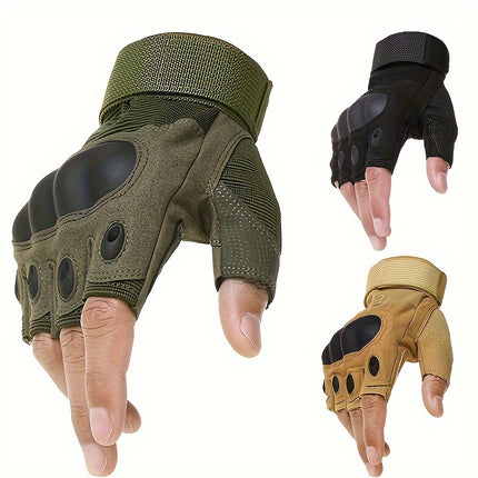 Rider’s Ultimate Half-Finger Gloves - Durable & Breathable